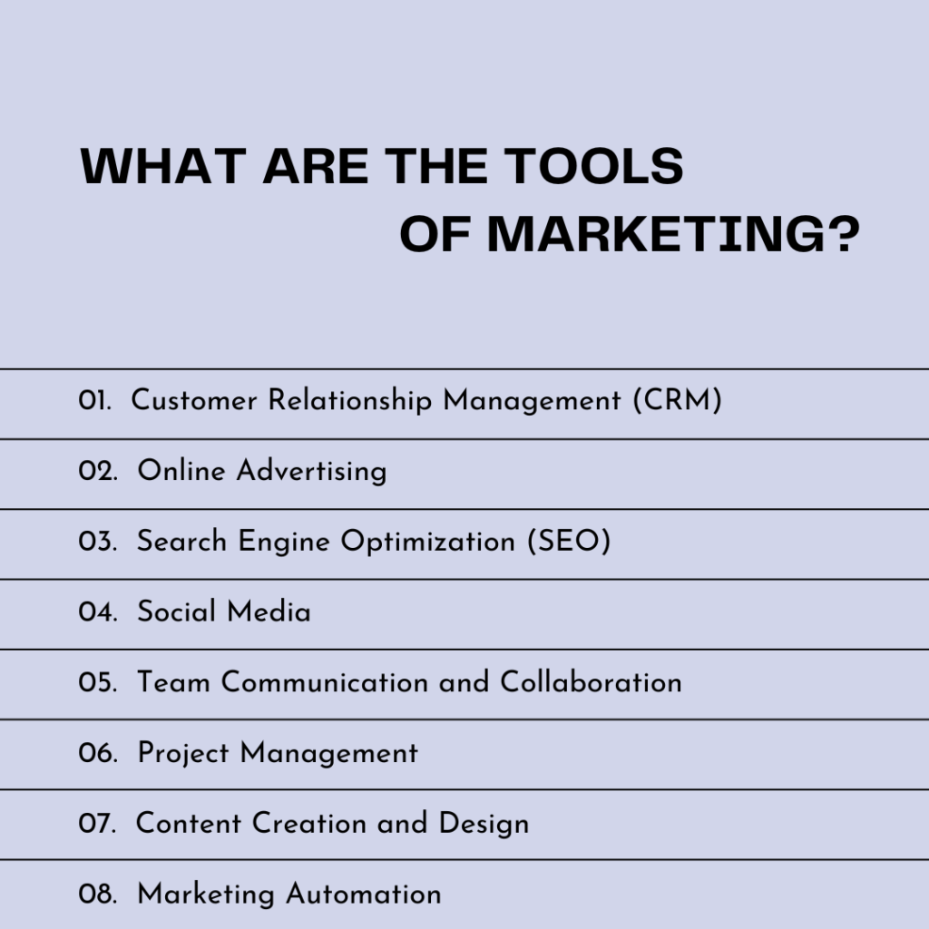 What Are The Tools of Marketing 