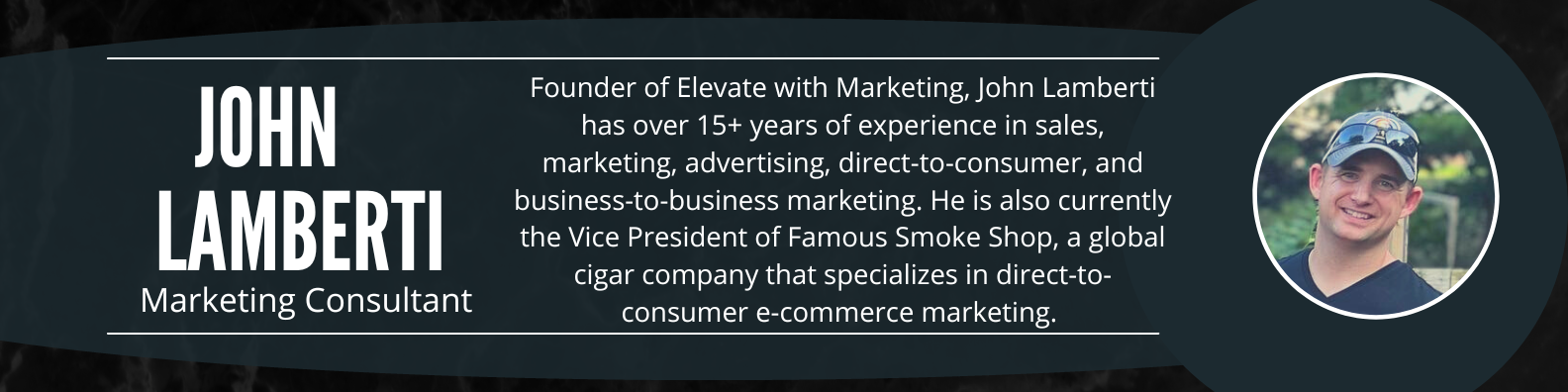 John Lamberti - Founder of Elevate with Marketing